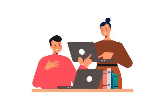 Download Business Discussion Concept Flat Design - Business Collection
