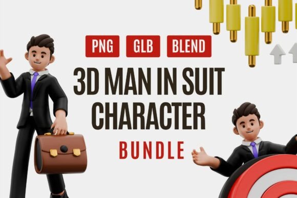 Download Professional 3D Businessman Character - Business Collection