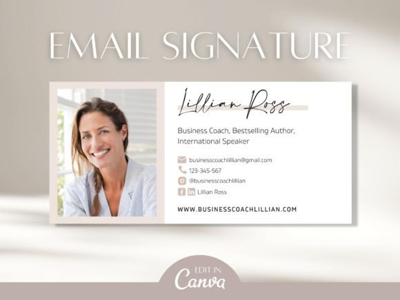 Download Custom Business Email Signature Template - Business Collection