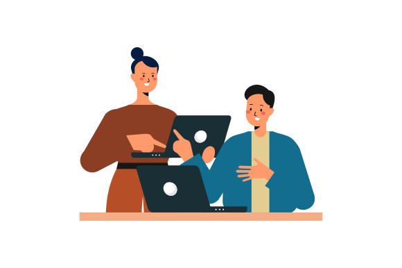 Download Business Discussion Concept Flat Design - Business Collection