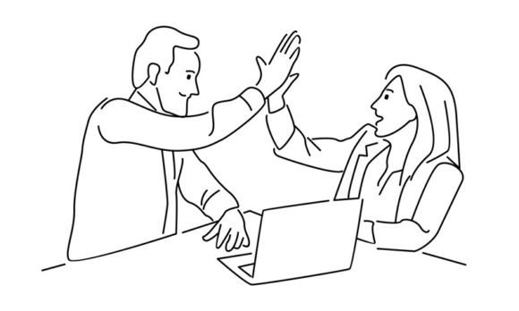 Download Businessman and Businesswoman Discussion - Business Collection