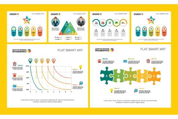 Download Colorful Infograph Charts Set. Business - Business Collection