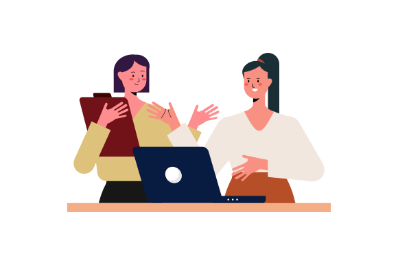 Download Business Discussion Concept Flat Design - Business Collection