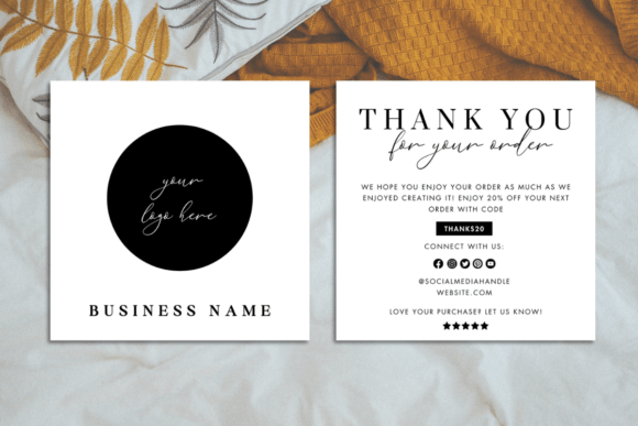 Download Small Business Thank You Card Template - Premium Bundle