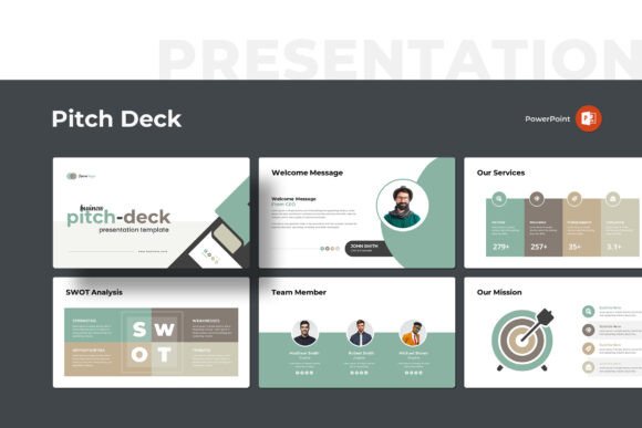 Download Business Pitch-Deck PowerPoint Template - Business Collection