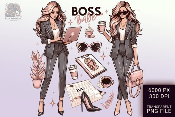 Download Girl Boss Entrepreneur Businesswoman Art - Business Collection