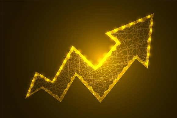 Download Business Growth Low Poly Illustration - Business Collection