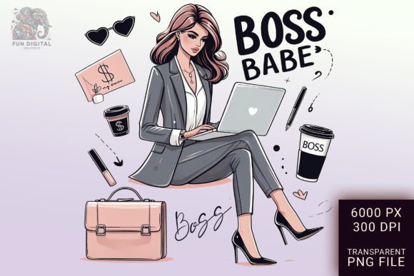 Download Girl Boss Entrepreneur Businesswoman Art - Business Collection