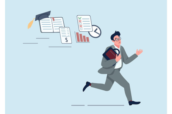 Download Businessman with Problems Flat Concept - Business Collection